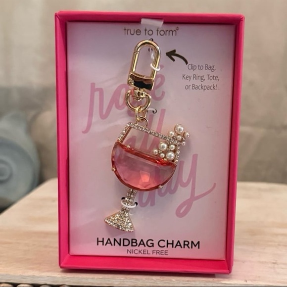 True To Form "Martini" Handbag Charm - Picture 1 of 2